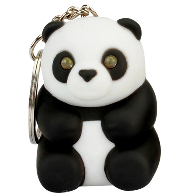 1PC Panda LED Keychains Flashlight Sound Glowing Key Chain Pendant Plasic Keys Chains LED Key Finder Women Men Jewelry
1PC Panda LED Keychains Flashlight Sound Glowing Key Chain Pendant Plasic Keys Chains LED Key Finder Women Men Jewelry