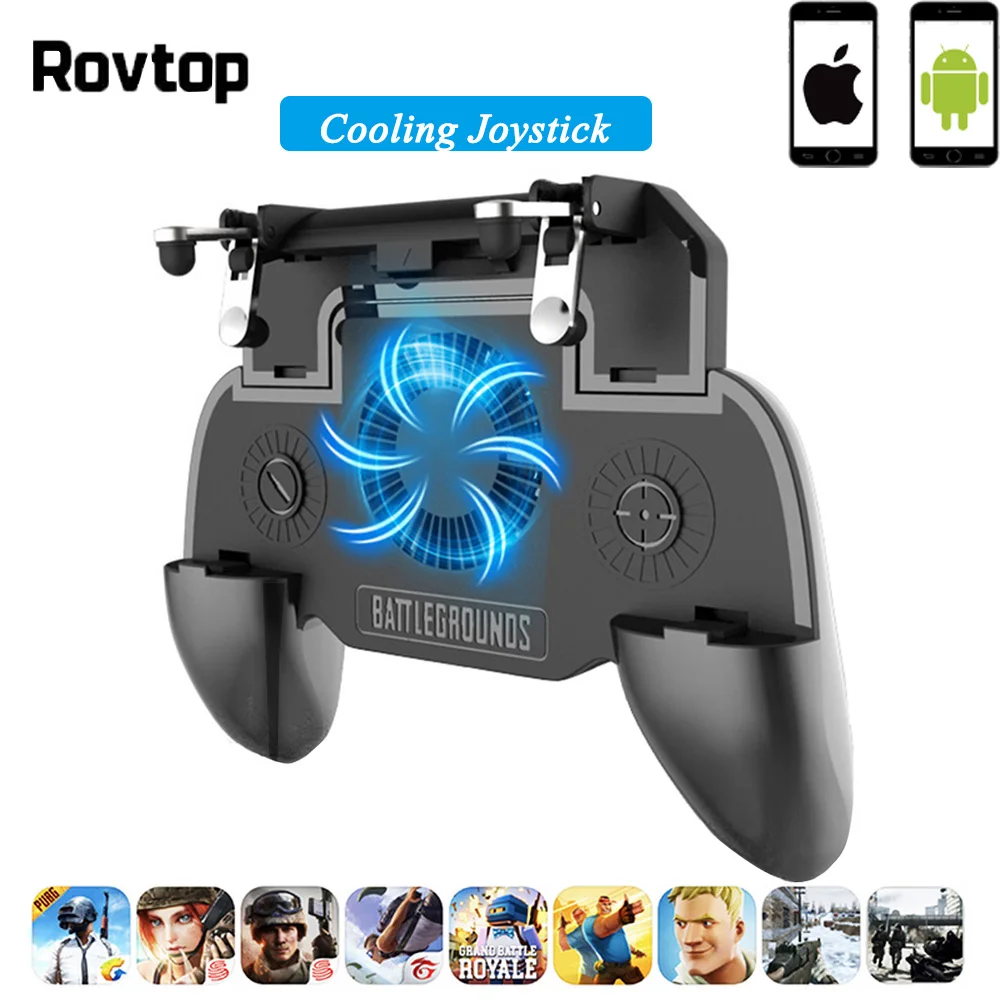 Wireless Joystick Gamepad For Pubg L1R1 Shooter Firestick Phone Gamepad Mobile Game Controller For Android With Holder Cooler
Wireless Joystick Gamepad For Pubg L1R1 Shooter Firestick Phone Gamepad Mobile Game Controller For Android With Holder Cooler