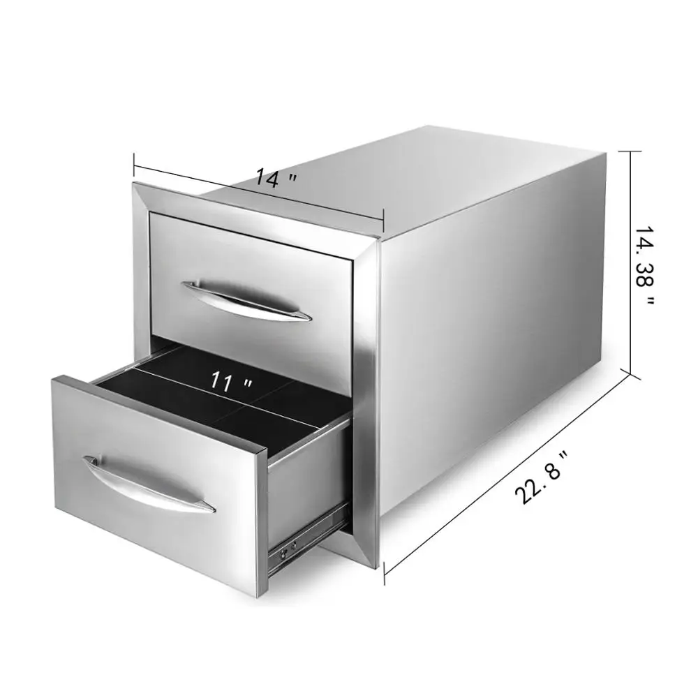 Professional Single/Double/Triple Drawer Outdoor Kitchen BBQ DOOR Island Stainless Steel
Professional Single/Double/Triple Drawer Outdoor Kitchen BBQ DOOR Island Stainless Steel