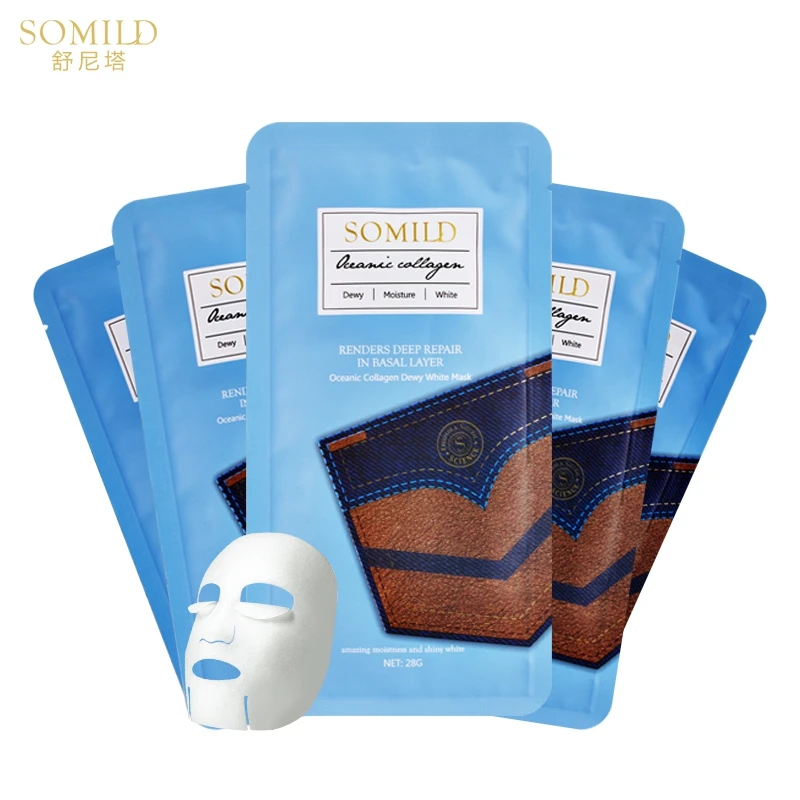 SOMILD Collagen Essence Anti-Aging Face Mask Hyaluronic Acid Moisturizing Facial Mask Skin Care Whitening Korean Cosmetics
SOMILD Collagen Essence Anti-Aging Face Mask Hyaluronic Acid Moisturizing Facial Mask Skin Care Whitening Korean Cosmetics