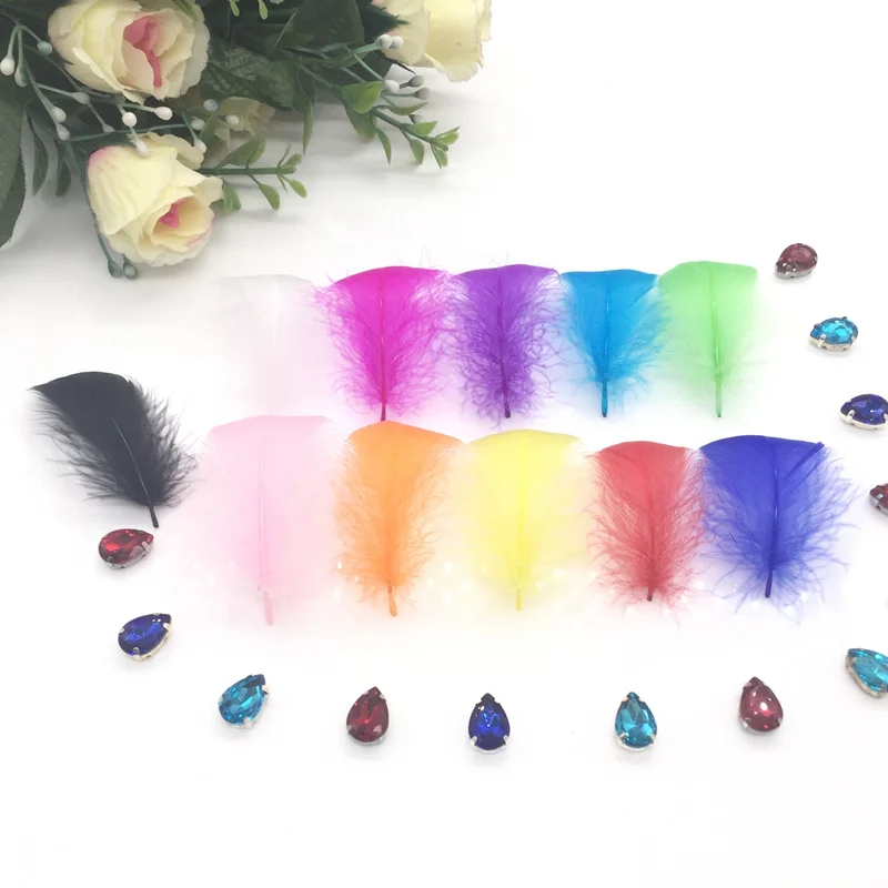 Wholesale 50 Pcs 11 colors Goose Feather 5-8 cm Plumes For Crafts Jewelry Hats Fashion Show Dreamcatcher Clothes decorations
Wholesale 50 Pcs 11 colors Goose Feather 5-8 cm Plumes For Crafts Jewelry Hats Fashion Show Dreamcatcher Clothes decorations