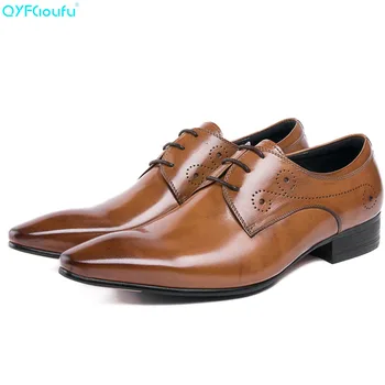 QYFCIOUFU Breathable Pointed Toe Decent Elegant Formal Men Dress Shoes 2019 Genuine Leather Office Wedding Shoes Man Oxfords
QYFCIOUFU Breathable Pointed Toe Decent Elegant Formal Men Dress Shoes 2019 Genuine Leather Office Wedding Shoes Man Oxfords