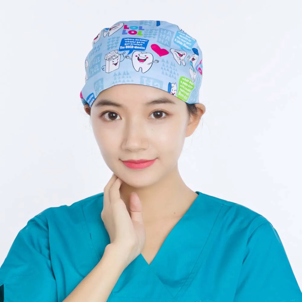 Medical surgical cap dentists Medical Scrub Cap for Women and Men Surgical Hats Cotton Soft Sweat Band Dentistry Tooth fairy
Medical surgical cap dentists Medical Scrub Cap for Women and Men Surgical Hats Cotton Soft Sweat Band Dentistry Tooth fairy