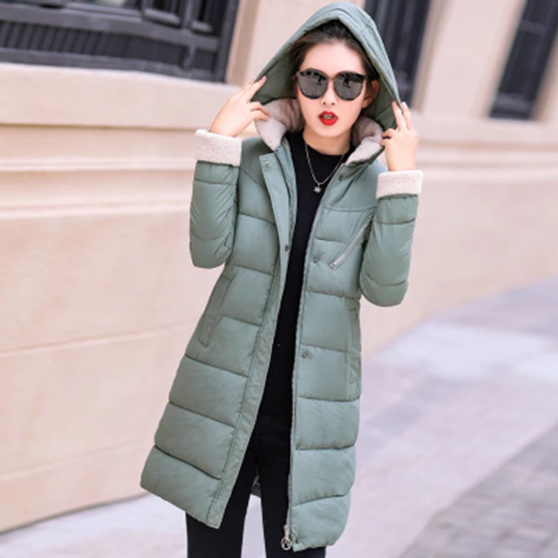 2018 Winter Jacket Women Parkas Lamb Fur Collar Warm Cotton Jacket Slim Large Size Hooded Female Outwear Parka Long Coats AA487
2018 Winter Jacket Women Parkas Lamb Fur Collar Warm Cotton Jacket Slim Large Size Hooded Female Outwear Parka Long Coats AA487