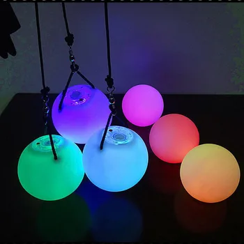 2 Pcs Belly Dance Balls RGB Glow Stage Performance LED POI Thrown Balls for Belly Dance Level Hand Props Of Accessories
2 Pcs Belly Dance Balls RGB Glow Stage Performance LED POI Thrown Balls for Belly Dance Level Hand Props Of Accessories
