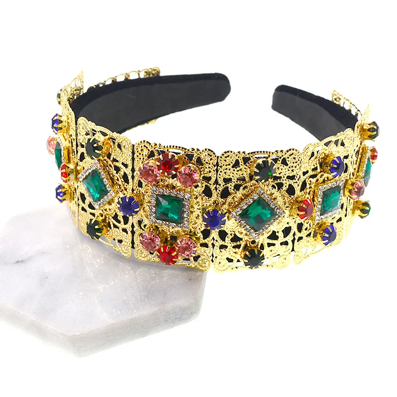 New bride wedding headdress baroque crown wedding dress hair accessories headband queen birthday photo accessories 1288
New bride wedding headdress baroque crown wedding dress hair accessories headband queen birthday photo accessories 1288