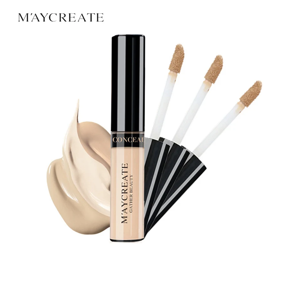 MayCreate Makeup Concealer Cream Perfect Cover Pores Dark Circles Oil-control Waterproof 3 Color Liquid Eye Concealer For Face
MayCreate Makeup Concealer Cream Perfect Cover Pores Dark Circles Oil-control Waterproof 3 Color Liquid Eye Concealer For Face