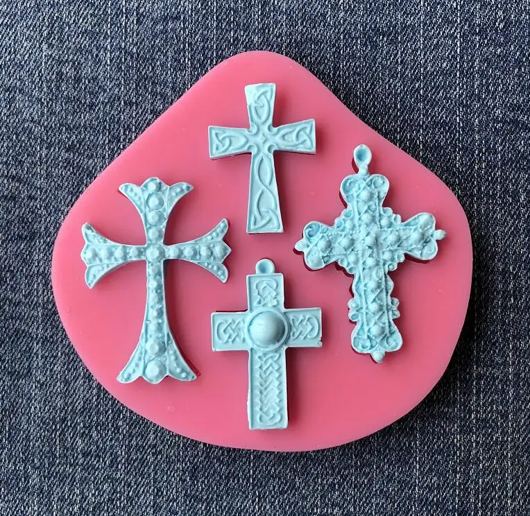 Cake Tool 1 pc Cross Religious Holy Communion Christening Silicone Mould Sugarcraft Chocolate fondant tool sugarcraft mold DIY
Cake Tool 1 pc Cross Religious Holy Communion Christening Silicone Mould Sugarcraft Chocolate fondant tool sugarcraft mold DIY