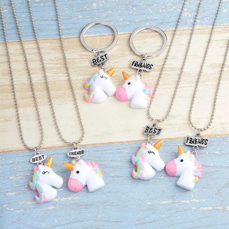 NEW Design 2Pcs/Set Unicorn Pendant Necklaces For Children Boys And Girls Best Friends Friendship Necklace Chain Jewelry
NEW Design 2Pcs/Set Unicorn Pendant Necklaces For Children Boys And Girls Best Friends Friendship Necklace Chain Jewelry
