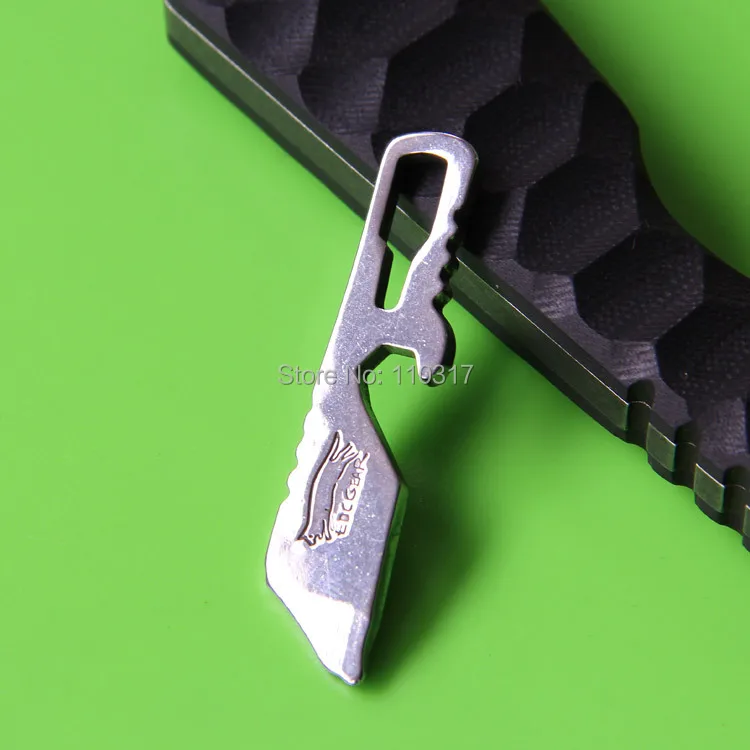 EDC Multifunctional pry tool,W/ screwdriver, box ripper notch,bottle opener, hex opening,keyhole,oxygen wrench
EDC Multifunctional pry tool,W/ screwdriver, box ripper notch,bottle opener, hex opening,keyhole,oxygen wrench