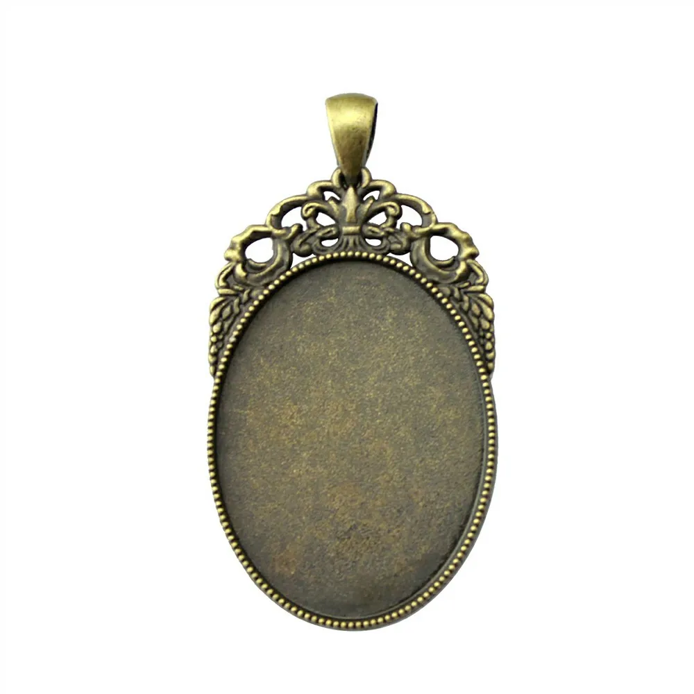 5pcs 30x40mm Inner Size, 60x32mm Outer Size Vintage Antique Bronze, Antique Silver Color Alloy Cameo Cabochon Base Setting
5pcs 30x40mm Inner Size, 60x32mm Outer Size Vintage Antique Bronze, Antique Silver Color Alloy Cameo Cabochon Base Setting