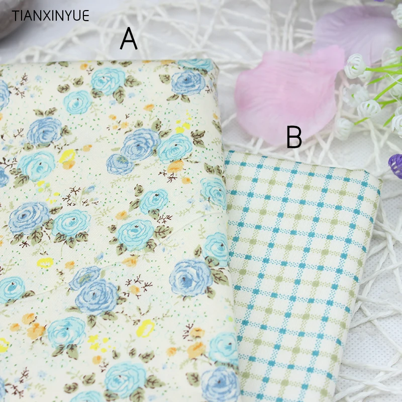 Twill Blue Rose cushion cloth Cotton Fabric for DIY Patchwork Sewing pillow Cloth home Textiles Fabric 40*50cm
Twill Blue Rose cushion cloth Cotton Fabric for DIY Patchwork Sewing pillow Cloth home Textiles Fabric 40*50cm