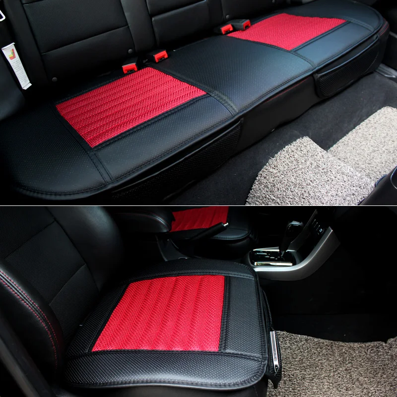 Car Seat Cover Cushion Pad Danni leather+Ice silk Styling Covers For BWM Audi Toyota Honda Hyundai | Автомобили и мотоциклы