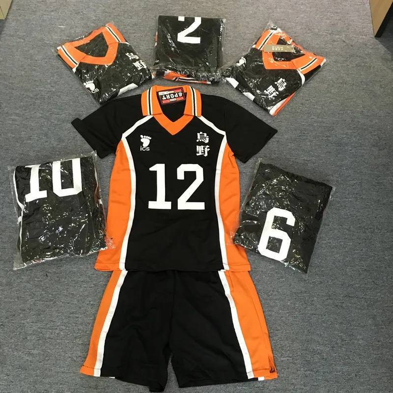 Haikyuu! Маскарадный костюм Karasuno High School волейбольный клуб No.9 Tobio Kageyama трикотажные