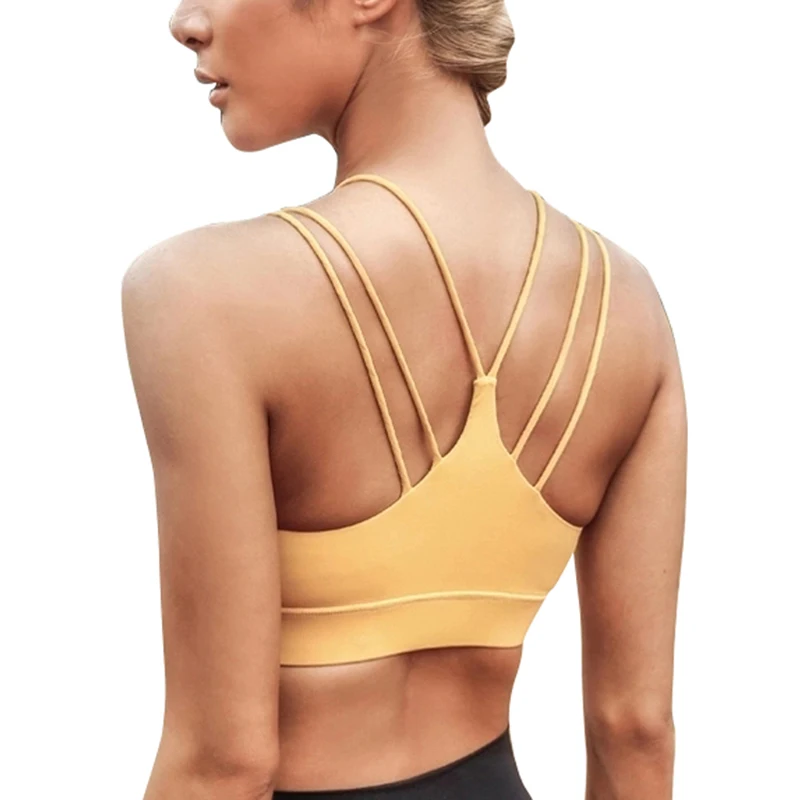 New Bright Color Sexy Double Layers High Compact Compression Strappy Running Yoga Sport Fitness Bra
New Bright Color Sexy Double Layers High Compact Compression Strappy Running Yoga Sport Fitness Bra
