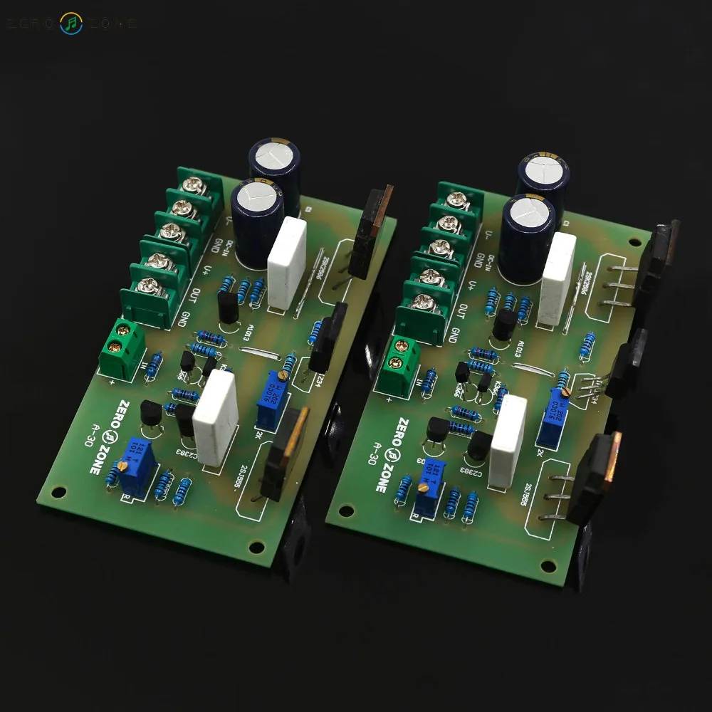 ZEROZONE A-30 Pure Class A High-Current FET Amplifier Board (2 Channle ) 30W+30W