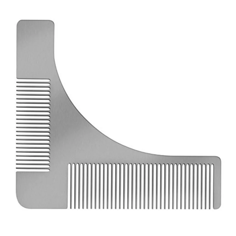 Stainless Steel Trimming Beard Shaping Tool Beard Styling Template Comb Man Use Shaving Brush Beard bathroom accessories
Stainless Steel Trimming Beard Shaping Tool Beard Styling Template Comb Man Use Shaving Brush Beard bathroom accessories