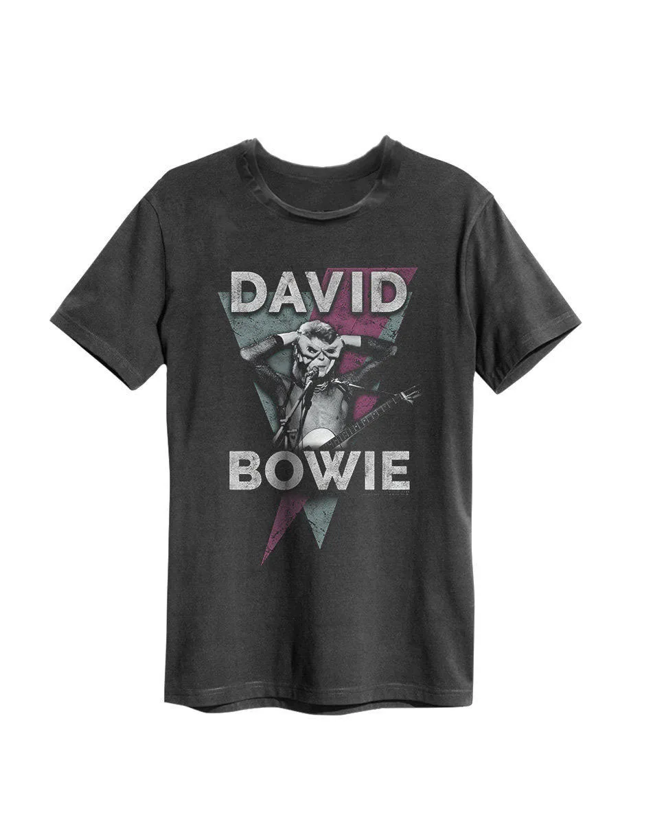 Amplified David Bowie-посмотрите в мои глаза-мужские угольная Футболка модная мужская