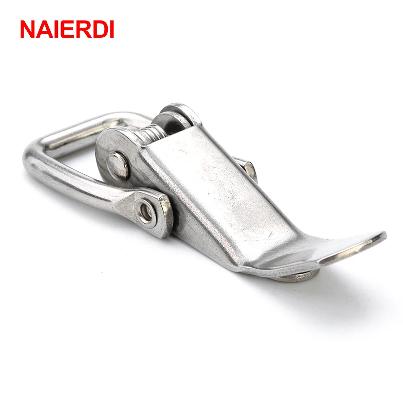 NAIERDI-J501 Cabinet Boxes Hasp Lock Stainless Steel Spring Latch Catch Toggle Locks Bearing 50KG For Furniture Hardware
NAIERDI-J501 Cabinet Boxes Hasp Lock Stainless Steel Spring Latch Catch Toggle Locks Bearing 50KG For Furniture Hardware