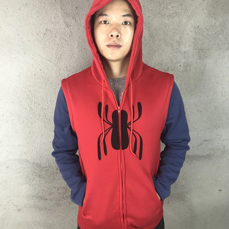 Unisex Spider-man Homecoming Cosplay Coat Hoodies Spiderman Peter Parker Hoodies Zipper Unisex Sweater Halloween Costume
Unisex Spider-man Homecoming Cosplay Coat Hoodies Spiderman Peter Parker Hoodies Zipper Unisex Sweater Halloween Costume