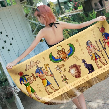 3D Printed Egyptian mural Microfiber rectangle Beach Towel for Adults Child Summer Toalla Yoga Mat T441
3D Printed Egyptian mural Microfiber rectangle Beach Towel for Adults Child Summer Toalla Yoga Mat T441
