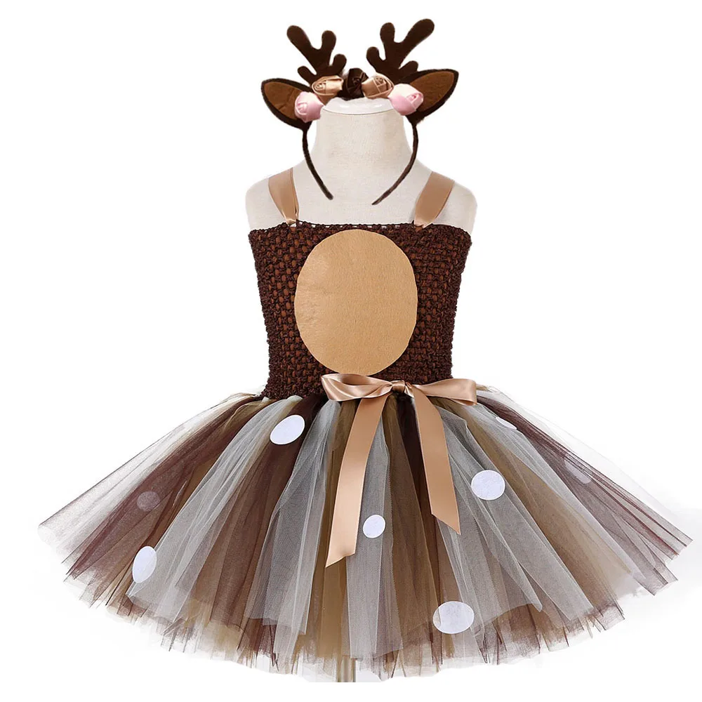 Christmas Deer Tutu Dress Baby Girls 1st Birthday Party Dresses Happy Purim Halloween Winter Cosplay Costume Clothes For Kids
Christmas Deer Tutu Dress Baby Girls 1st Birthday Party Dresses Happy Purim Halloween Winter Cosplay Costume Clothes For Kids