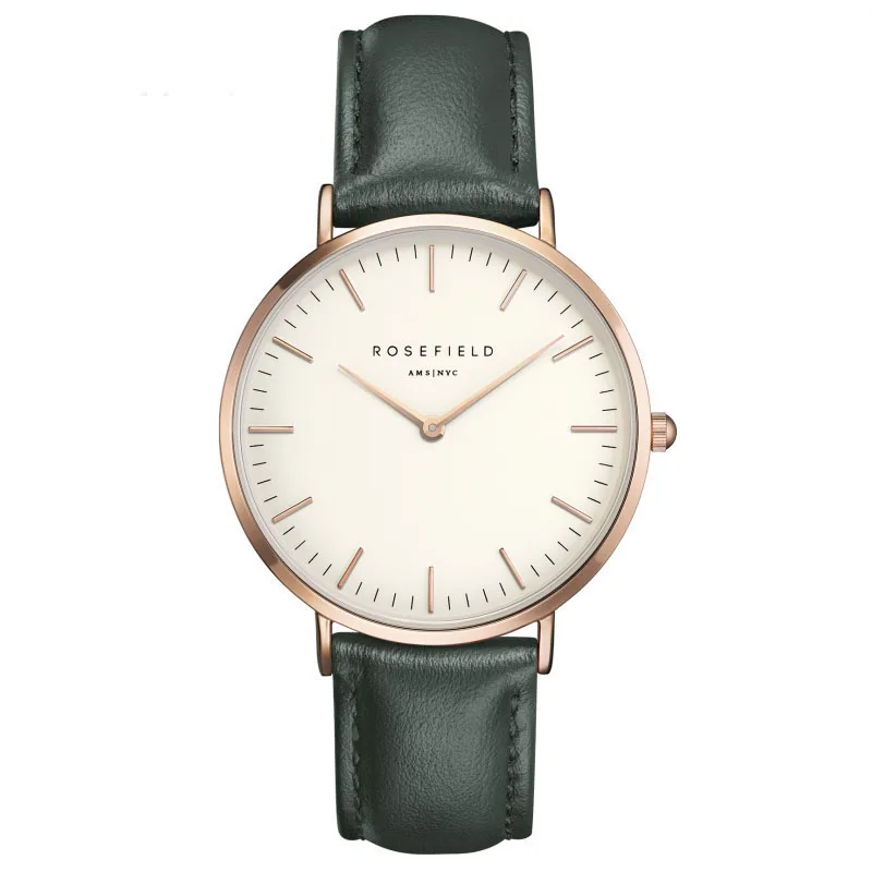 Watch Women luxury Fashion Casual waterproof quartz watches genuine rosefield leather strap sport Ladies elegant wrist watch
Watch Women luxury Fashion Casual waterproof quartz watches genuine rosefield leather strap sport Ladies elegant wrist watch