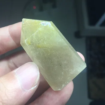 BEST!! HD81 Rutilated Quartz Crystal Wand 32g Healing Point Gemstone Crafts Pleasure Wand Magic Stone Ornament Gifts
BEST!! HD81 Rutilated Quartz Crystal Wand 32g Healing Point Gemstone Crafts Pleasure Wand Magic Stone Ornament Gifts