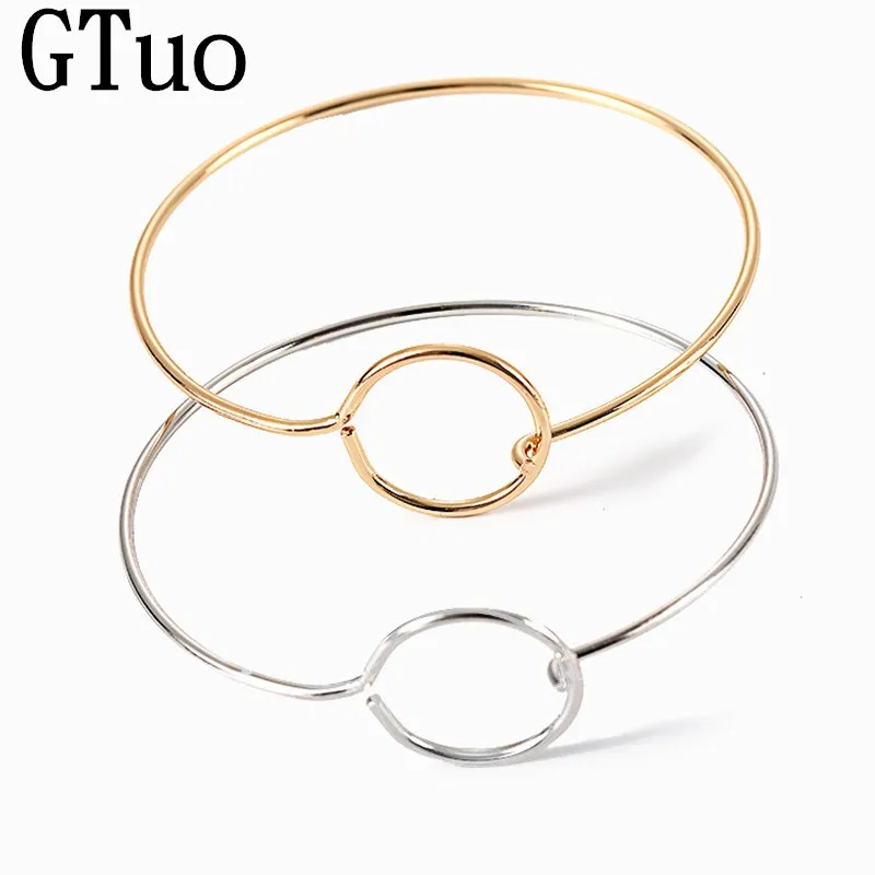 Simple Gold Silver Color Round Bracelet Bangle for Women Adjustable Minimalist Pulseras Mujer Moda Wedding Party Couple Gift
Simple Gold Silver Color Round Bracelet Bangle for Women Adjustable Minimalist Pulseras Mujer Moda Wedding Party Couple Gift