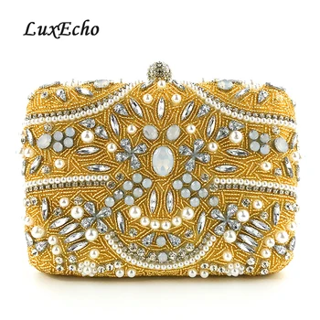 Golden Beading Evening Bags Women Day Clutches Fashion Bags Wedding Purse Diamonds Party shoulder bags Dinner purse
Golden Beading Evening Bags Women Day Clutches Fashion Bags Wedding Purse Diamonds Party shoulder bags Dinner purse
