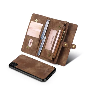 Luxury Leather Multifunctional Business Wallet Zipper Wallet Case Detachable Magnetic Back Cover Leather Case For iPhone Xr
Luxury Leather Multifunctional Business Wallet Zipper Wallet Case Detachable Magnetic Back Cover Leather Case For iPhone Xr