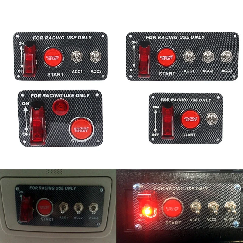 mrhello Auto Parts 12V LED 2in1,3in1,4in1,5in1 Ignition Switch Combination Switch Panel Engine Start Button For Racing USE
mrhello Auto Parts 12V LED 2in1,3in1,4in1,5in1 Ignition Switch Combination Switch Panel Engine Start Button For Racing USE