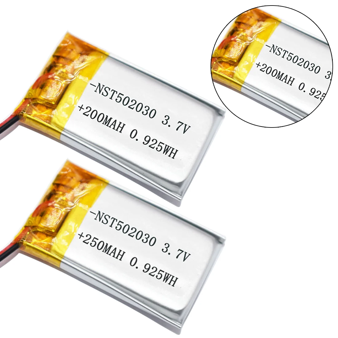 3 7 V 200mAh 250mAh литий полимерный 502025 Li Po ионный аккумулятор Lipo ячейки для MP3 MP4 Динамик