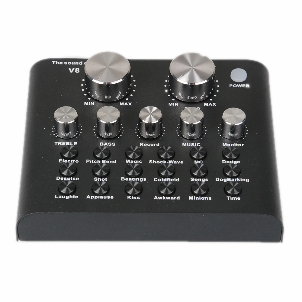 V8S Audio USB Headset Microphone Webcast Personal Entertainment Streamer Live Sound Card for Phone Computer PC
V8S Audio USB Headset Microphone Webcast Personal Entertainment Streamer Live Sound Card for Phone Computer PC