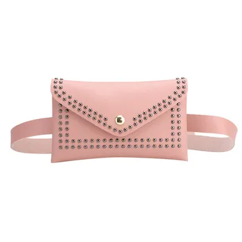 Woman Bag Fashion Outdoor Rivets Hasp Solid Color Messenger Chest Waist fanny pack for women bolso de cintura mujer 2019
Woman Bag Fashion Outdoor Rivets Hasp Solid Color Messenger Chest Waist fanny pack for women bolso de cintura mujer 2019