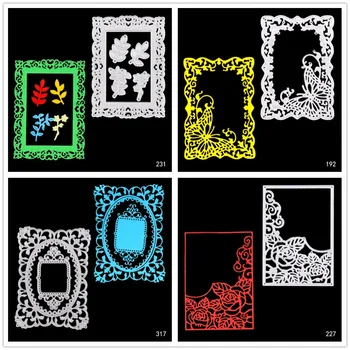 AZSG Square border cutting mold template DIY decorative greeting card album embossed metal craft.
AZSG Square border cutting mold template DIY decorative greeting card album embossed metal craft.