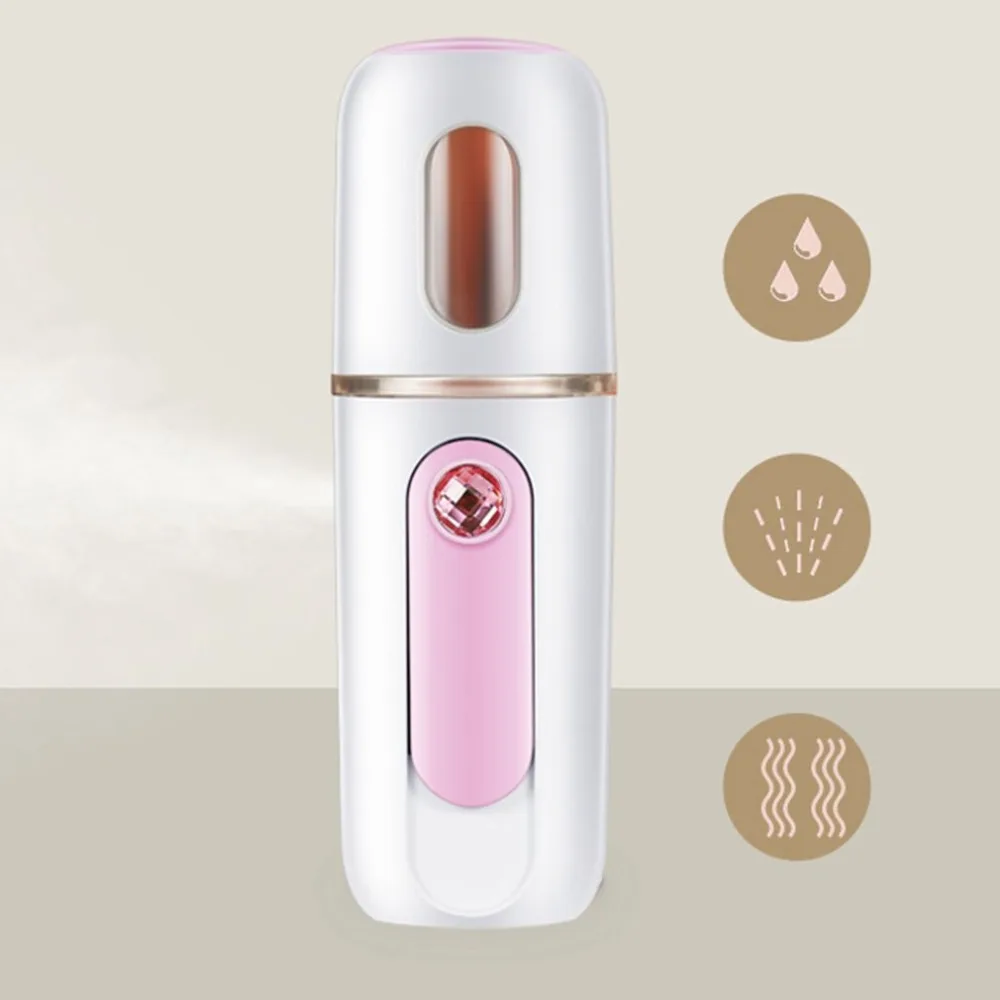 USB Rechargeable Electric Mini Nano Steamer Face Mist Spray Nano Mister Portable Facial Steamer Ultrasonic Ozone Face Sprayers
USB Rechargeable Electric Mini Nano Steamer Face Mist Spray Nano Mister Portable Facial Steamer Ultrasonic Ozone Face Sprayers