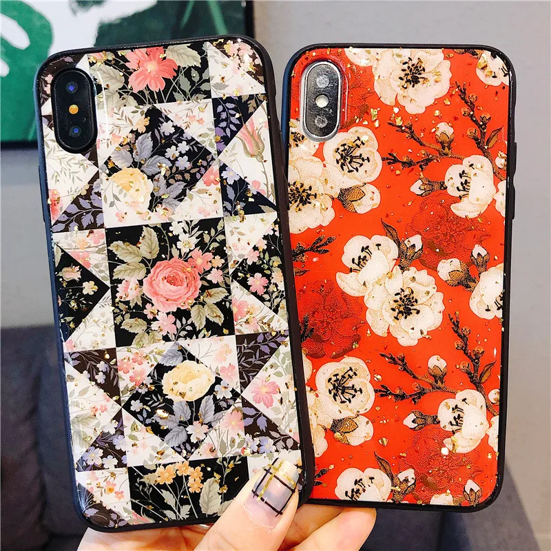 Luxury Gold Foil botany flower Phone Case For iPhone X XS Max XR Soft Cover For iPhone 7 8 6 6s Plus Glitter Case Coque Fundas
Luxury Gold Foil botany flower Phone Case For iPhone X XS Max XR Soft Cover For iPhone 7 8 6 6s Plus Glitter Case Coque Fundas