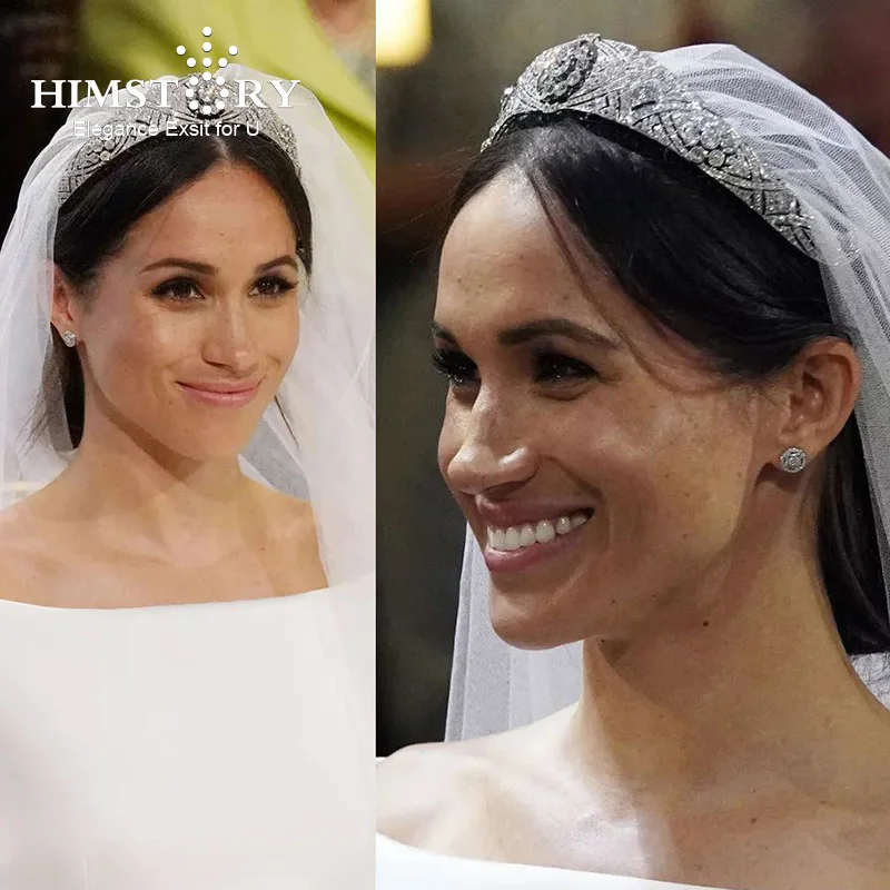 HIMSTORY Luxury Full CZ Meghan Princess Wedding Bridal Tiara Crown Women Rhinestones Diadem Hair Accessories Jewelry
HIMSTORY Luxury Full CZ Meghan Princess Wedding Bridal Tiara Crown Women Rhinestones Diadem Hair Accessories Jewelry