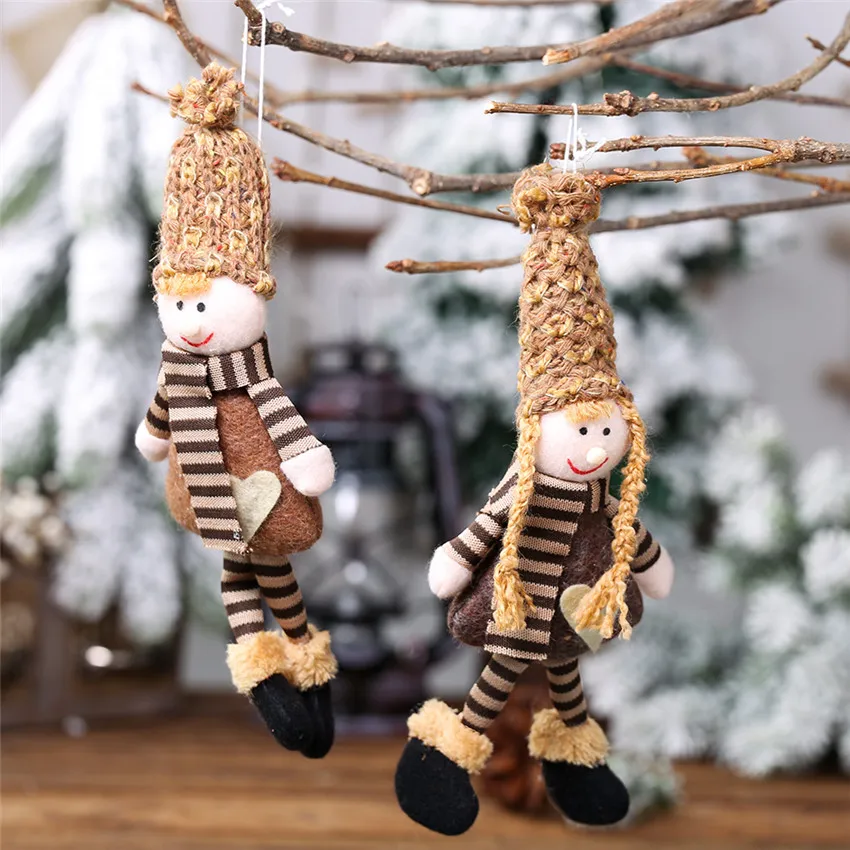 Merry Christmas Santa Claus Knitted hat Boy girl Dolls Ornaments Decor Festival Party Xmas Tree Hanging Decoration Pendant
Merry Christmas Santa Claus Knitted hat Boy girl Dolls Ornaments Decor Festival Party Xmas Tree Hanging Decoration Pendant