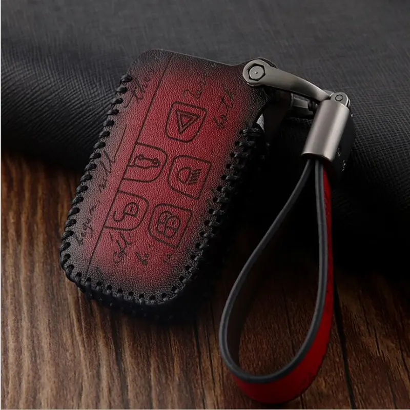 Cool Leather Retro Car Key Case Cover For Land Rover A9 Range Rover Sport Evoque Freelander 2 Jaguar XE XJ XJL XF C-X16 V12
Cool Leather Retro Car Key Case Cover For Land Rover A9 Range Rover Sport Evoque Freelander 2 Jaguar XE XJ XJL XF C-X16 V12