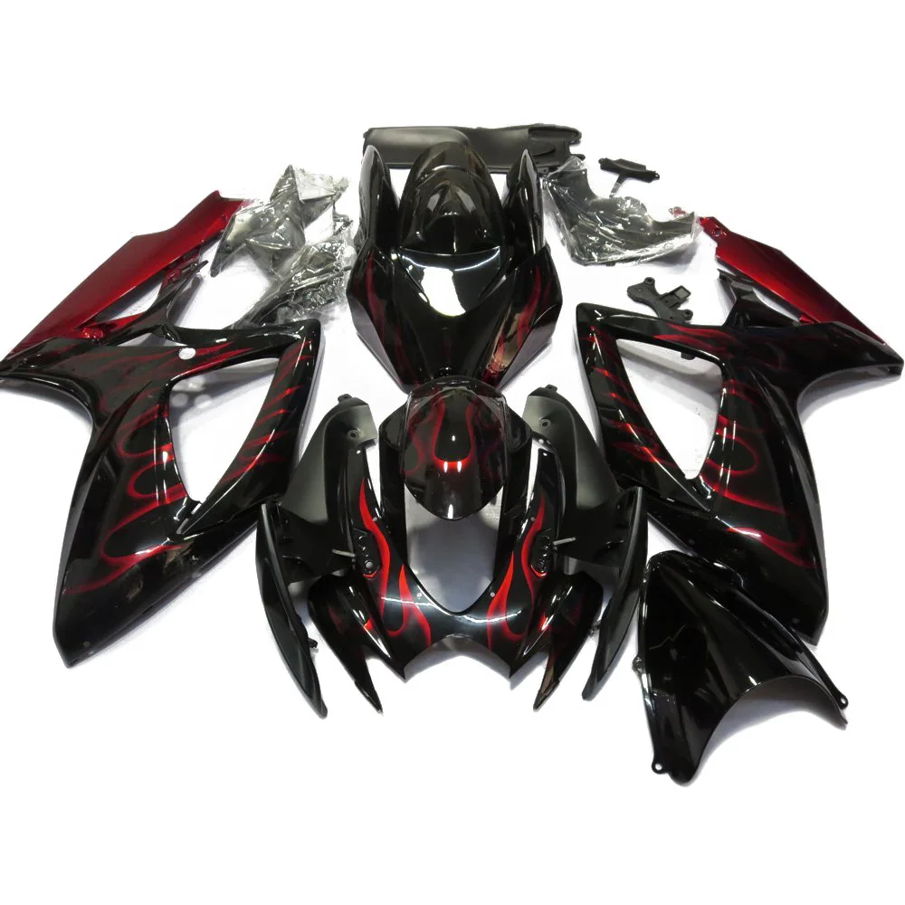 For Suzuki GSX-R 600 GSXR750 K6 06-07 Bodywork Fairing Injection Molding Painted Flame W/ Heat Shield 2006 2007
For Suzuki GSX-R 600 GSXR750 K6 06-07 Bodywork Fairing Injection Molding Painted Flame W/ Heat Shield 2006 2007