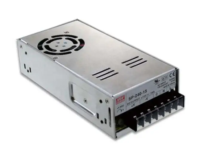 MeanWell 240W 10A 24V Single Output Switching Power Supply SP-240-24 CE UL TUV CB wholesale Built-in active PFC function | Освещение