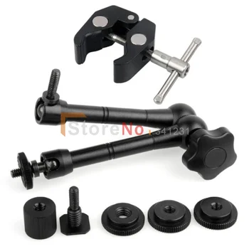 100% New 11" Adjustable Magic Arm +Super Clamp Mount Kit For Camera DSLR RIG Z96 LED Light
100% New 11" Adjustable Magic Arm +Super Clamp Mount Kit For Camera DSLR RIG Z96 LED Light