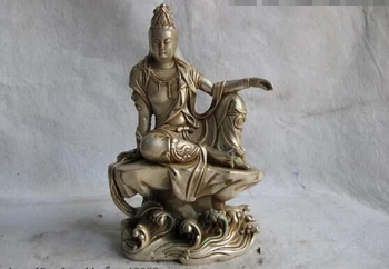 fast shipping S0156 Chinese White Copper Silver Comfortable GuanYin godness Kwan Yin Buddha Statue
fast shipping S0156 Chinese White Copper Silver Comfortable GuanYin godness Kwan Yin Buddha Statue