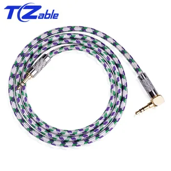 DIY Hifi Cable 3.5mm Aux Cable Male to Male 90 Degree Audio Cable High Quality 6N OFC 3.5mm Male With Carbon Fiber Shell
DIY Hifi Cable 3.5mm Aux Cable Male to Male 90 Degree Audio Cable High Quality 6N OFC 3.5mm Male With Carbon Fiber Shell