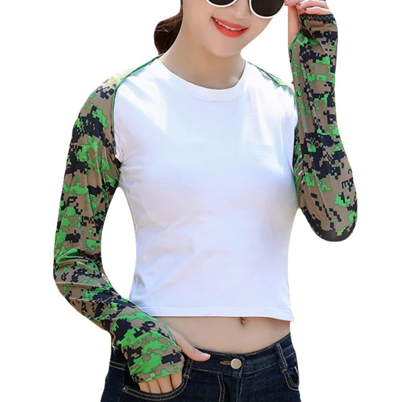 Arm Sleeve For Sun Protection Arm Warmer Camouflage Print Half Finger Golf Cycling Long Gloves Fitness Arm Sleeves
Arm Sleeve For Sun Protection Arm Warmer Camouflage Print Half Finger Golf Cycling Long Gloves Fitness Arm Sleeves