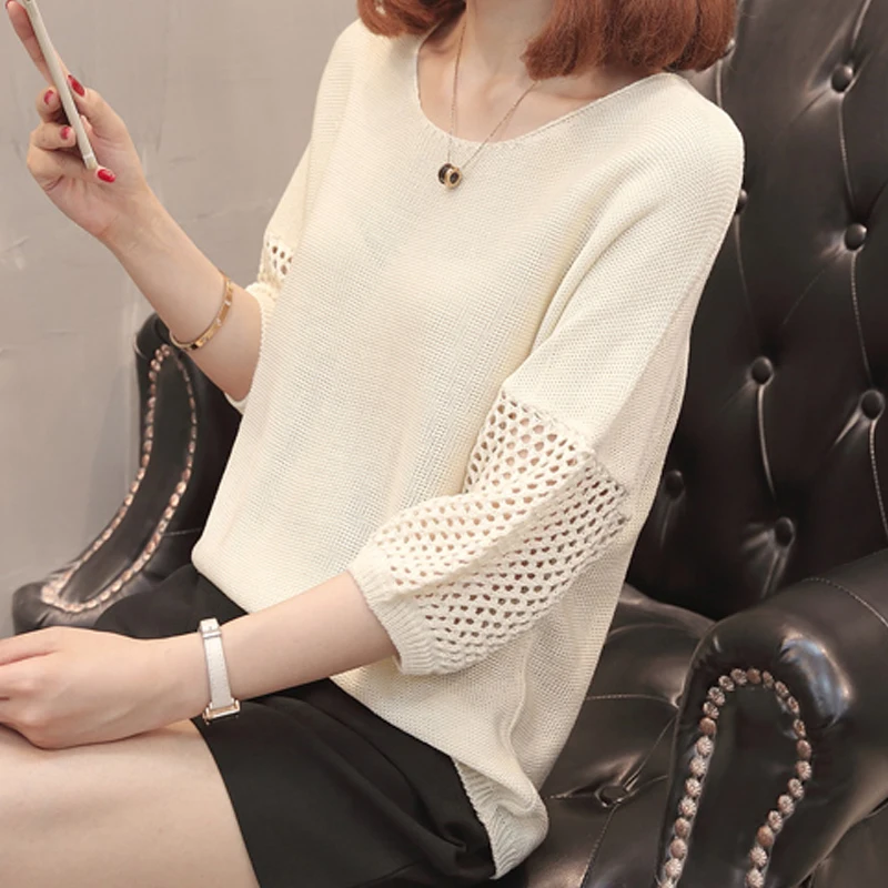 MD8275 collaosed round collar hollow sleeve knit unlined upper garment to 33
MD8275 collaosed round collar hollow sleeve knit unlined upper garment to 33