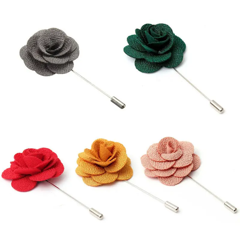 Boutonniere Fabric Yarn Pin JETTING 1Pc Fashion Men Brooch Flower Lapel Pin Suit Button Stick Flower Brooches For Wedding
Boutonniere Fabric Yarn Pin JETTING 1Pc Fashion Men Brooch Flower Lapel Pin Suit Button Stick Flower Brooches For Wedding