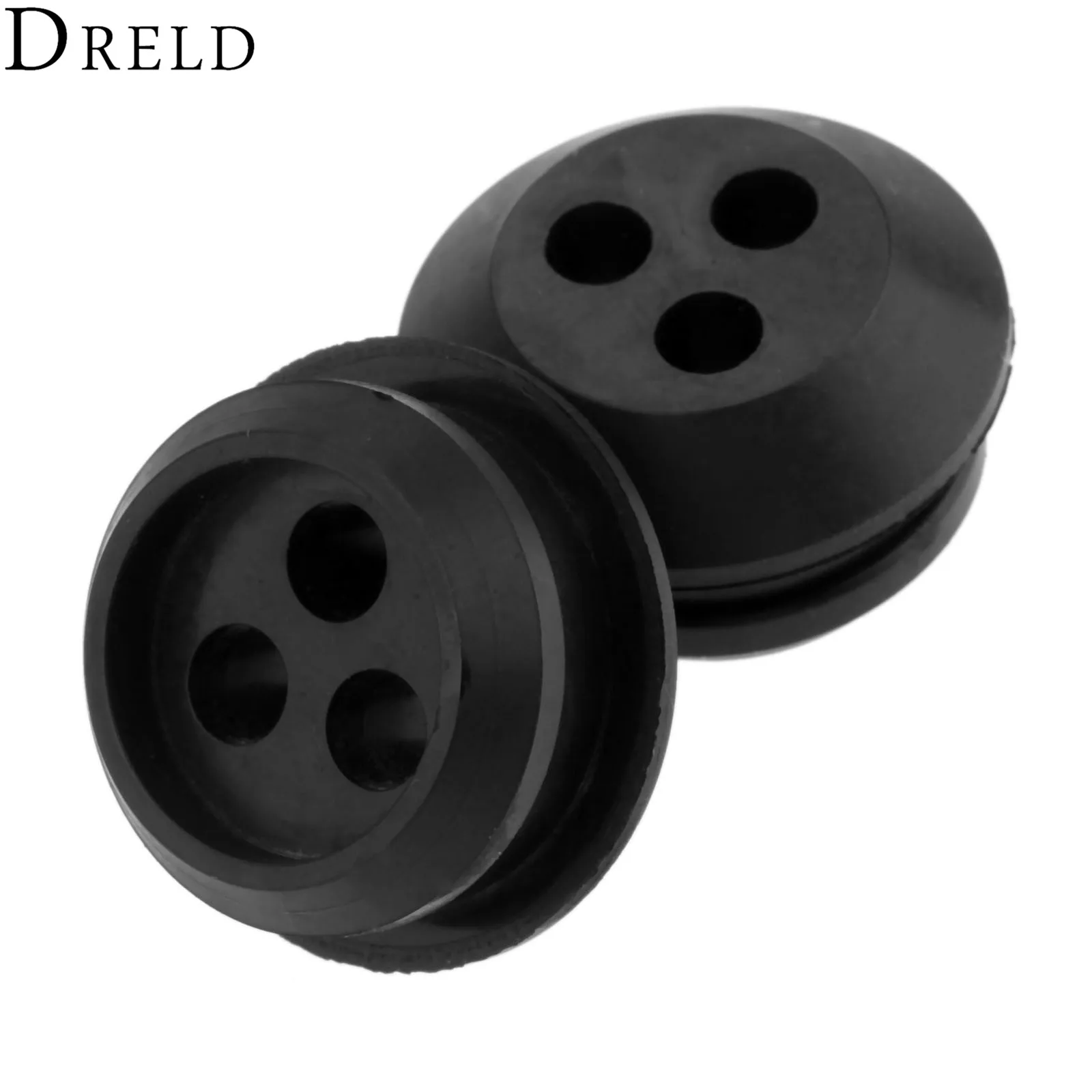 DRELD 5Pcs Rubber 3 Hole Fuel Line Gas Tank Grommet fit for Echo GT 200EZR Trimmer Lawn Mower